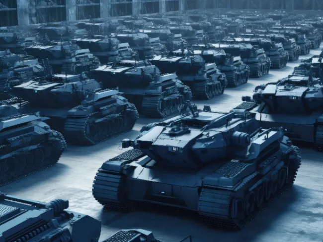 tanks in the streets